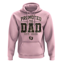 Camouflage Promoted To Dad Est 2026 Hoodie Camo Pregnancy Announcement Graphic