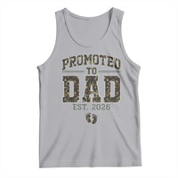 Camouflage Promoted To Dad Est 2026 Tank Top Camo Pregnancy Announcement Graphic