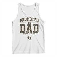 Camouflage Promoted To Dad Est 2026 Tank Top Camo Pregnancy Announcement Graphic