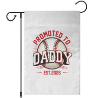 Promoted To Dad 2026 Baseball Garden Flag First Time Father Sports Lover