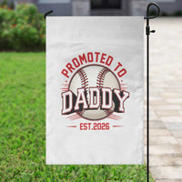 Promoted To Dad 2026 Baseball Garden Flag First Time Father Sports Lover