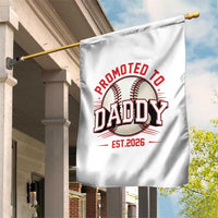 Promoted To Dad 2026 Baseball Garden Flag First Time Father Sports Lover