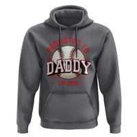 Promoted To Dad 2026 Baseball Hoodie First Time Father Sports Lover