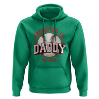 Promoted To Dad 2026 Baseball Hoodie First Time Father Sports Lover