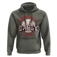 Promoted To Dad 2026 Baseball Hoodie First Time Father Sports Lover