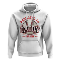 Promoted To Dad 2026 Baseball Hoodie First Time Father Sports Lover