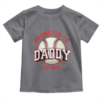 Promoted To Dad 2026 Baseball Toddler T Shirt First Time Father Sports Lover