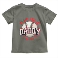 Promoted To Dad 2026 Baseball Toddler T Shirt First Time Father Sports Lover