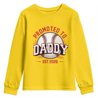 Promoted To Dad 2026 Baseball Youth Sweatshirt First Time Father Sports Lover