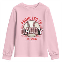 Promoted To Dad 2026 Baseball Youth Sweatshirt First Time Father Sports Lover