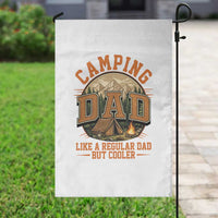 Camping Dad Like A Regular Dad But Cooler Garden Flag Funny Fathers Day Gift