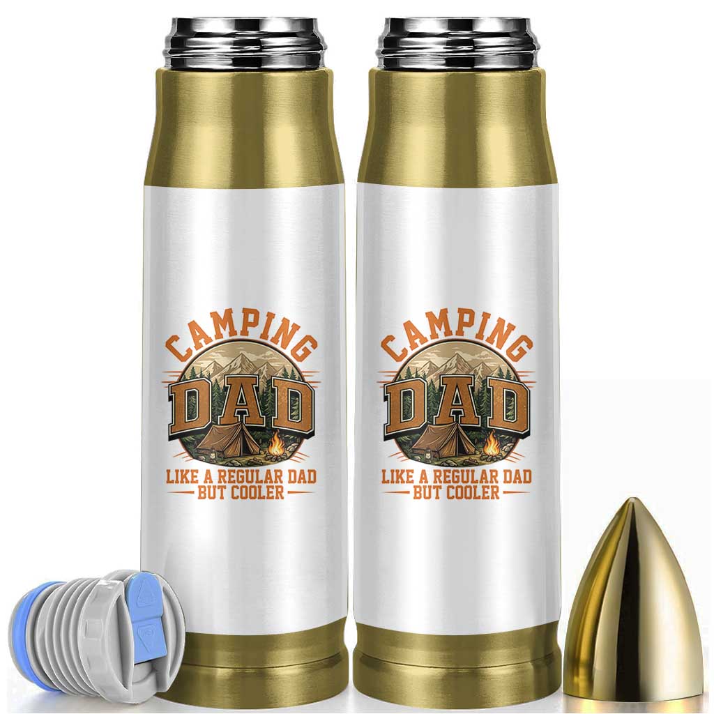 Camping Dad Like A Regular Dad But Cooler Bullet Tumbler Funny Fathers Day Gift