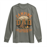 Camping Dad Like A Regular Dad But Cooler Long Sleeve Shirt Funny Fathers Day Gift