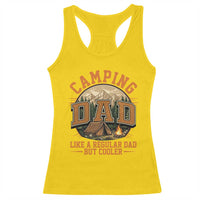 Camping Dad Like A Regular Dad But Cooler Racerback Tank Top Funny Fathers Day Gift