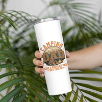 Camping Dad Like A Regular Dad But Cooler Skinny Tumbler Funny Fathers Day Gift