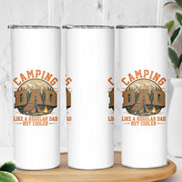 Camping Dad Like A Regular Dad But Cooler Skinny Tumbler Funny Fathers Day Gift