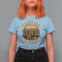 Camping Dad Like A Regular Dad But Cooler T Shirt For Women Funny Fathers Day Gift