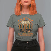 Camping Dad Like A Regular Dad But Cooler T Shirt For Women Funny Fathers Day Gift