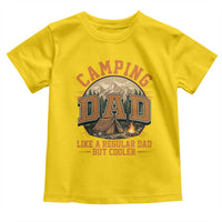 Camping Dad Like A Regular Dad But Cooler Toddler T Shirt Funny Fathers Day Gift