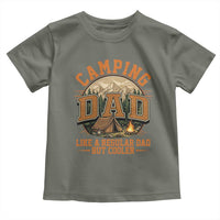 Camping Dad Like A Regular Dad But Cooler Toddler T Shirt Funny Fathers Day Gift