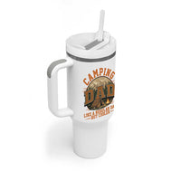 Camping Dad Like A Regular Dad But Cooler Tumbler With Handle Funny Fathers Day Gift