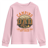 Camping Dad Like A Regular Dad But Cooler Youth Sweatshirt Funny Fathers Day Gift