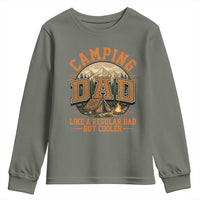 Camping Dad Like A Regular Dad But Cooler Youth Sweatshirt Funny Fathers Day Gift