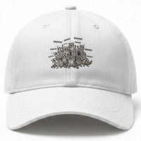 Funny Raccoon Mama Life Baseball Cap Motherhood Chaos Trash Panda