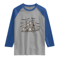 Funny Raccoon Mama Life Raglan Shirt Motherhood Chaos Trash Panda