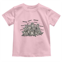 Funny Raccoon Mama Life Toddler T Shirt Motherhood Chaos Trash Panda