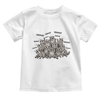 Funny Raccoon Mama Life Toddler T Shirt Motherhood Chaos Trash Panda