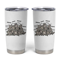 Funny Raccoon Mama Life Tumbler Cup Motherhood Chaos Trash Panda