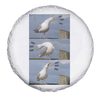 Funny Seagull Papa Spare Tire Cover Fathers Day Gift Ocean Life Dad Graphic