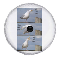Funny Seagull Papa Spare Tire Cover Fathers Day Gift Ocean Life Dad Graphic