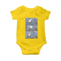 Funny Seagull Papa Baby Onesie Fathers Day Gift Ocean Life Dad Graphic