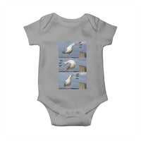 Funny Seagull Papa Baby Onesie Fathers Day Gift Ocean Life Dad Graphic