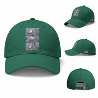 Funny Seagull Papa Baseball Cap Fathers Day Gift Ocean Life Dad Graphic
