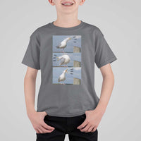 Funny Seagull Papa T Shirt For Kid Fathers Day Gift Ocean Life Dad Graphic