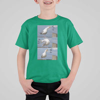 Funny Seagull Papa T Shirt For Kid Fathers Day Gift Ocean Life Dad Graphic