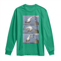 Funny Seagull Papa Long Sleeve Shirt Fathers Day Gift Ocean Life Dad Graphic