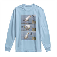 Funny Seagull Papa Long Sleeve Shirt Fathers Day Gift Ocean Life Dad Graphic