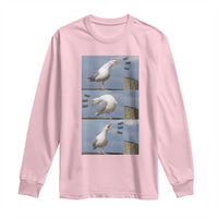 Funny Seagull Papa Long Sleeve Shirt Fathers Day Gift Ocean Life Dad Graphic