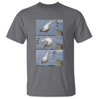 Funny Seagull Papa T Shirt Fathers Day Gift Ocean Life Dad Graphic