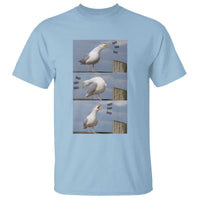 Funny Seagull Papa T Shirt Fathers Day Gift Ocean Life Dad Graphic