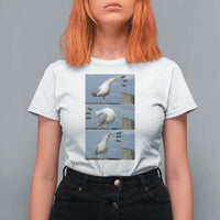 Funny Seagull Papa T Shirt For Women Fathers Day Gift Ocean Life Dad Graphic