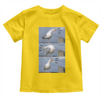 Funny Seagull Papa Toddler T Shirt Fathers Day Gift Ocean Life Dad Graphic