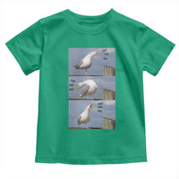 Funny Seagull Papa Toddler T Shirt Fathers Day Gift Ocean Life Dad Graphic