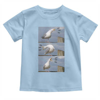 Funny Seagull Papa Toddler T Shirt Fathers Day Gift Ocean Life Dad Graphic