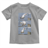 Funny Seagull Papa Toddler T Shirt Fathers Day Gift Ocean Life Dad Graphic