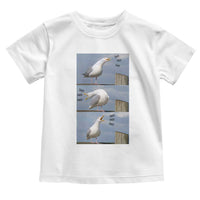 Funny Seagull Papa Toddler T Shirt Fathers Day Gift Ocean Life Dad Graphic